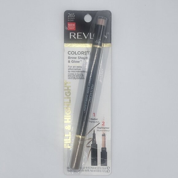 NWT 5/$25  Revlon Colorstay Shape & Glow Eye Brow Marker and Highlighter, Blonde - Picture 3 of 7